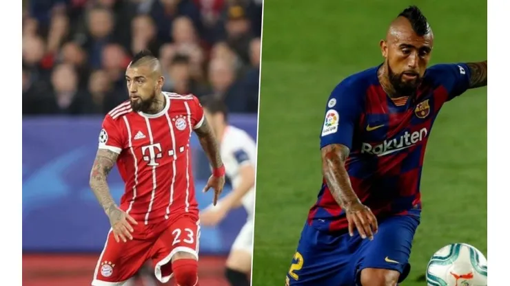 Arturo Vidal destaca entre los jugadores que han brillado en Bayern Munich y Barcelona