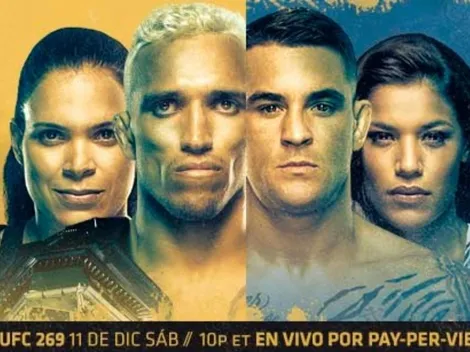 Charles Oliveira pone en juego su título ligero ante Dustin Poirer en UFC 269: Hora y TV