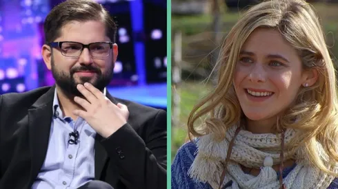 Gabriel Boric y Montserrat Ballarin.