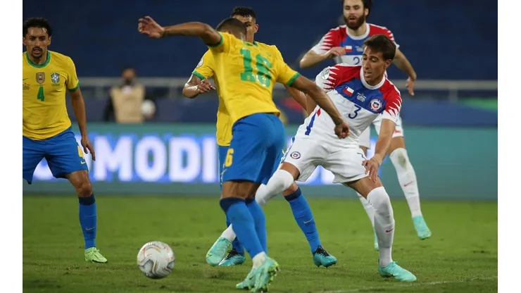 Diego Valencia debutó por la Roja en Copa América, ante Brasil