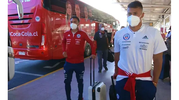 Suazo y Morales viajaron con la selección chilena a Texas.