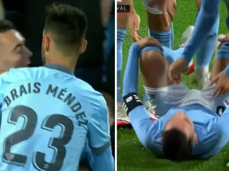 Se lesiona al marcar y se saca la camiseta para forzar la amarilla