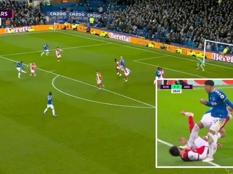 Golazo en los descuentos y pisotón en la cara en derrota del Arsenal