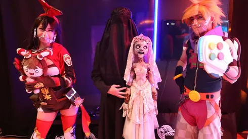 Cosplayers en Festigame.