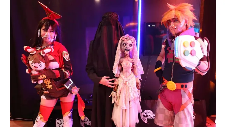Cosplayers en Festigame.