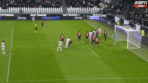 Una joya de gol olímpico consiguió Juan Guillermo Cuadrado para Juventus.