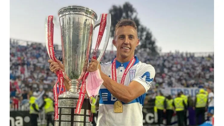 El trasandino festejó con toda su familia el cuarto título al hilo de la franja.