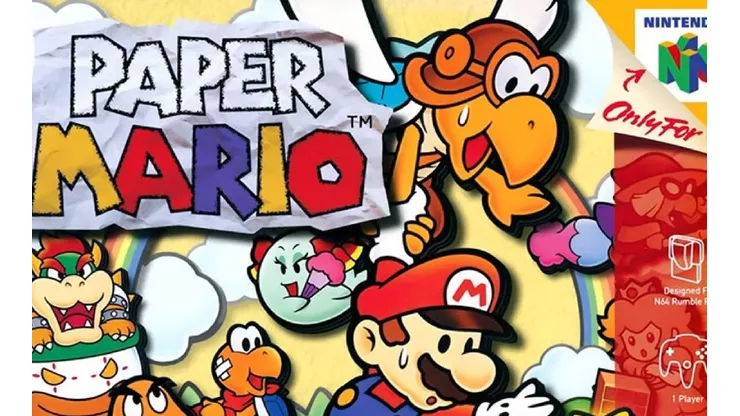 Paper Mario se estrenó en el año 2000