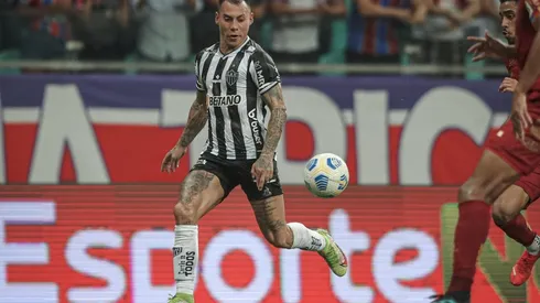 Eduardo Vargas participó hasta el minuto 68' del partido en el que Atlético Mineiro se coronó campeón del Brasileirao tras 50 años de espera.