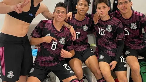 Benjamín Galdames en el último stage de la selección mexicana Sub 21 en España