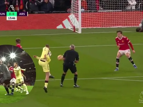 Arsenal hace uno de los goles más raros con De Gea en el césped