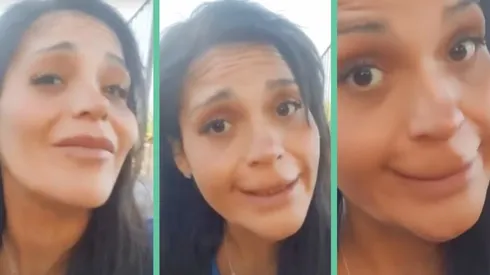 Katherine Orellana en las historias de su Instagram.