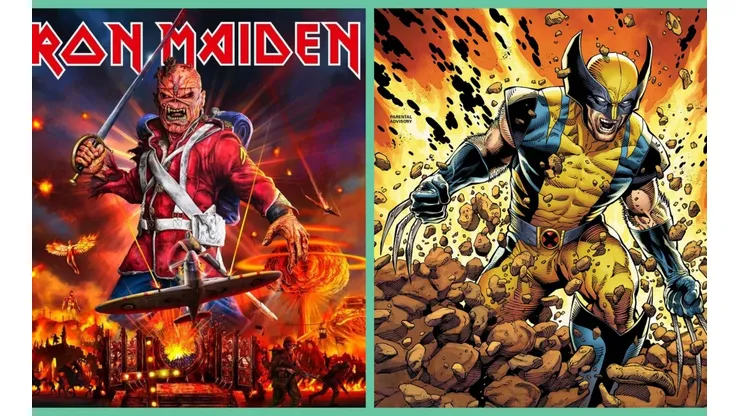 Eddie, de Iron Maiden, ya no está solo, ahora tendrá la compañía de los superhéroes de Marvel.