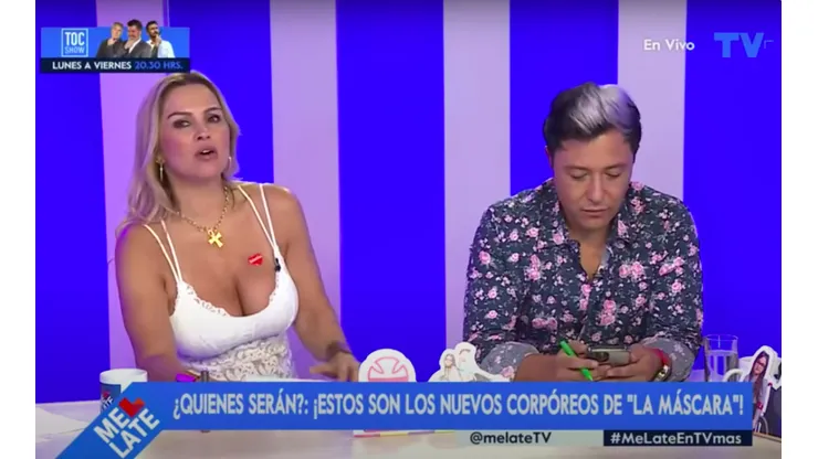Yasmín Valdés en el panel de Me Late.