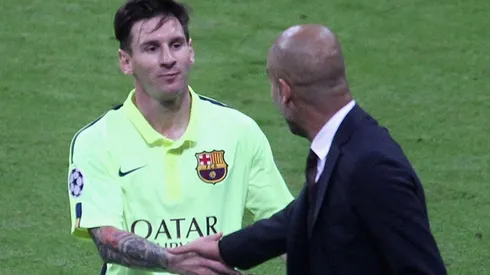 Guardiola dirigió a Leo Messi en Barcelona