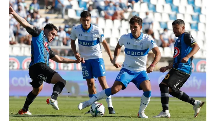 Ignacio Saavedra en la victoria frente a Huachipato