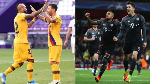 Arturo Vidal saludó a los grandes ganadores de la noche en la gala del Balón de Oro.