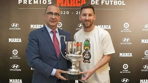 Lionel Messi y su octavo Premio Pichichi: cree que pasará mucho tiempo para que lo superen.