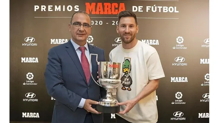 Lionel Messi y su octavo Premio Pichichi: cree que pasará mucho tiempo para que lo superen.
