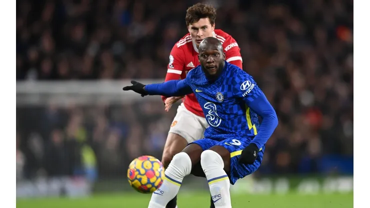 Lukaku entró en los últimos minutos ante Manchester United