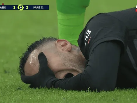 Neymar al borde de las lágrimas y se teme grave lesión
