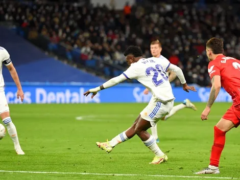 Real Madrid vence a Sevilla con un mega golazo de Vinícius