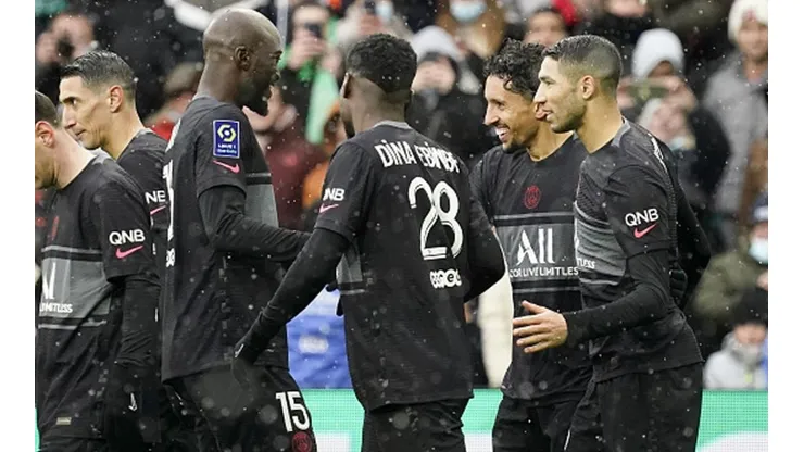 Tres asistencias de Messi, doblete de Marquinhos y triunfo del PSG ante Saint-Étienne.