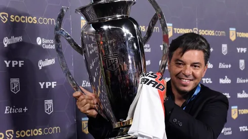Gallardo celebró con River