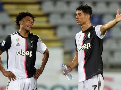 Revelan feroz parada de carros de Cuadrado a Cristiano Ronaldo