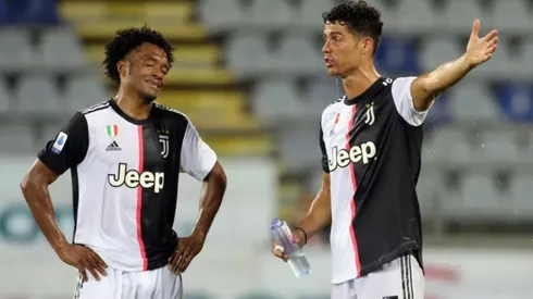 Fuerte discusión hubo entre Cuadrado y Cristiano en la Juve