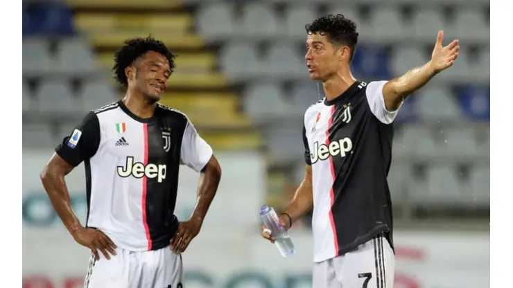 Fuerte discusión hubo entre Cuadrado y Cristiano en la Juve