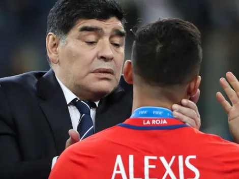 La conexión de Alexis y Maradona en la onda "Life is Life"