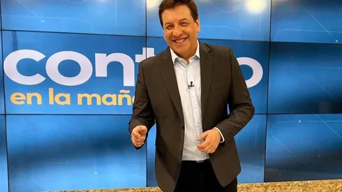 Julio César Rodríguez en el set de Contigo en la Mañana.