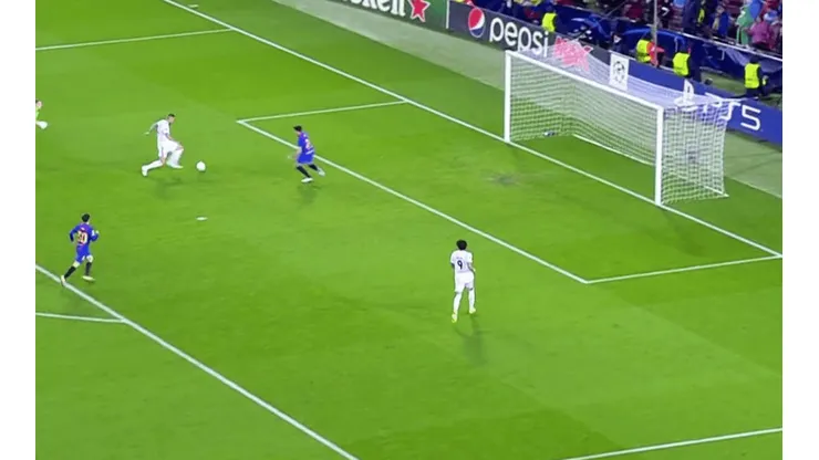 Esta jugada no fue gol