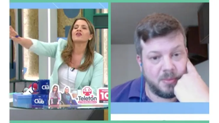 Monserrat Álvarez y Johannes Kaiser en Contigo en la Mañana.
