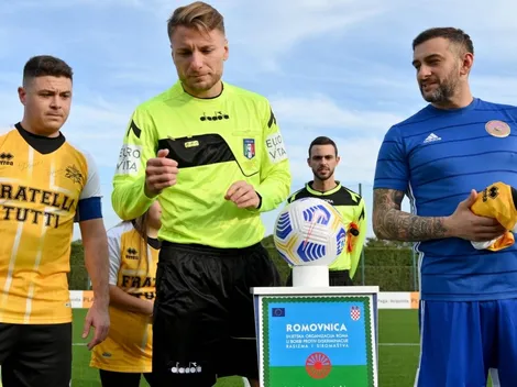 Immobile se luce arbitrando por petición del Papa Francisco