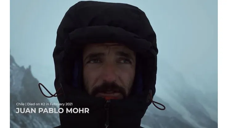 Juan Pablo Mohr en el documental "K2: The mountain of memories"