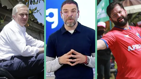 José Antonio Kast, José Antonio Neme y Gabriel Boric.