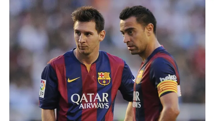 Xavi Hernández compartió camarín con Lionel Messi