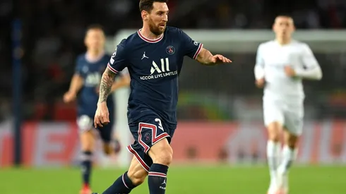 Messi anotó su primer gol en el PSG frente a los ciudadanos.