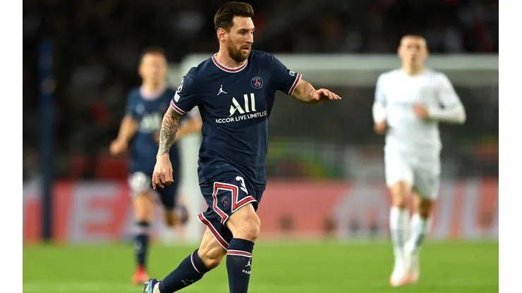 Messi anotó su primer gol en el PSG frente a los ciudadanos.