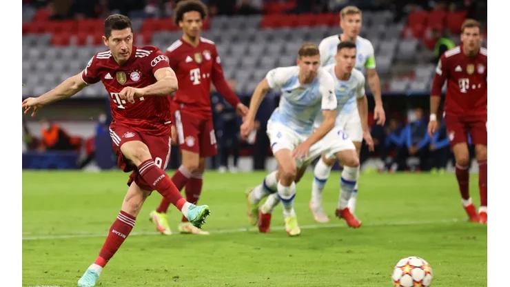 Lewandowski fue autor de dos de los cinco goles que los bávaros le convirtieron al elenco ucraniano en la ida.