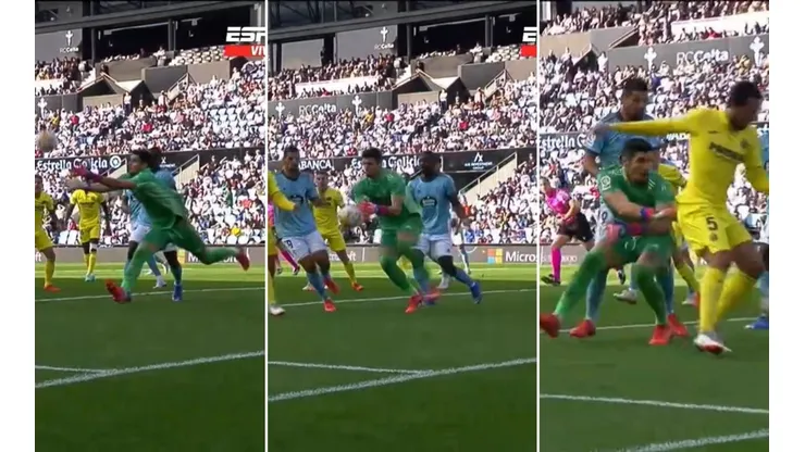 Un error complicó el partido del Celta de Vigo de Matías Dituro.