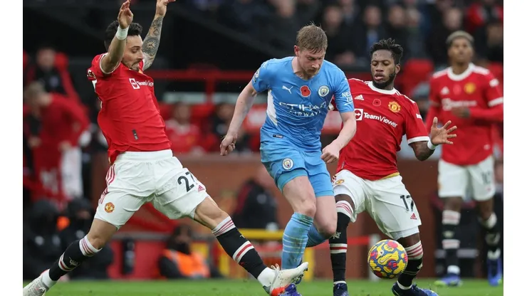 Kevin de Bruyne se perderá los tres próximos partidos del Manchester City.