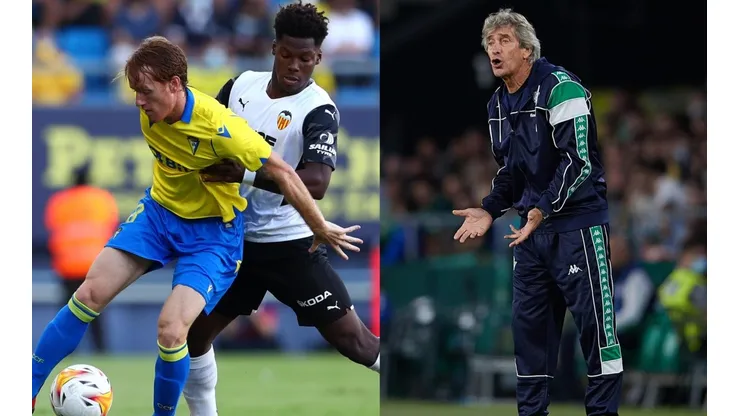 Manuel Pellegrini tendría en la mira a Álex Fernández, compañero de Tomás Alarcón en el Cádiz y formado en el Real Madrid, para reforzar al Betis