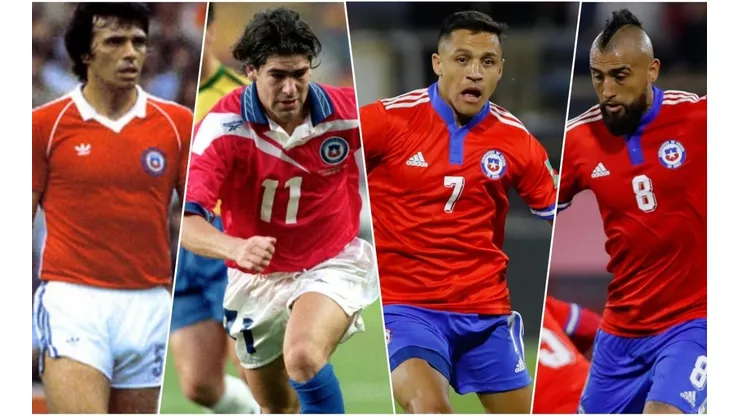 Danilo Díaz y los mejores jugadores de la Roja.