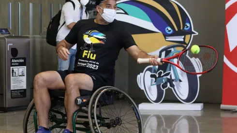 Fernando González participó junto a Alejandro Tabilo y un grupo de Para deportistas en una gran actividad que se desarrolló en la estación Estadio Nacional.