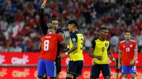 El King se fue a las duchas a los 13' de partido ante Ecuador.