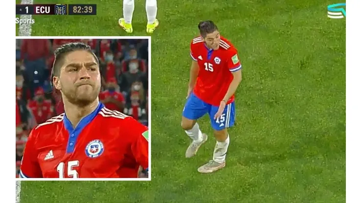Sierralta jugó lesionado el partido frente a Ecuador