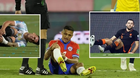 Alexis, Lautaro y de Vrij lesionados en la Fecha FIFA